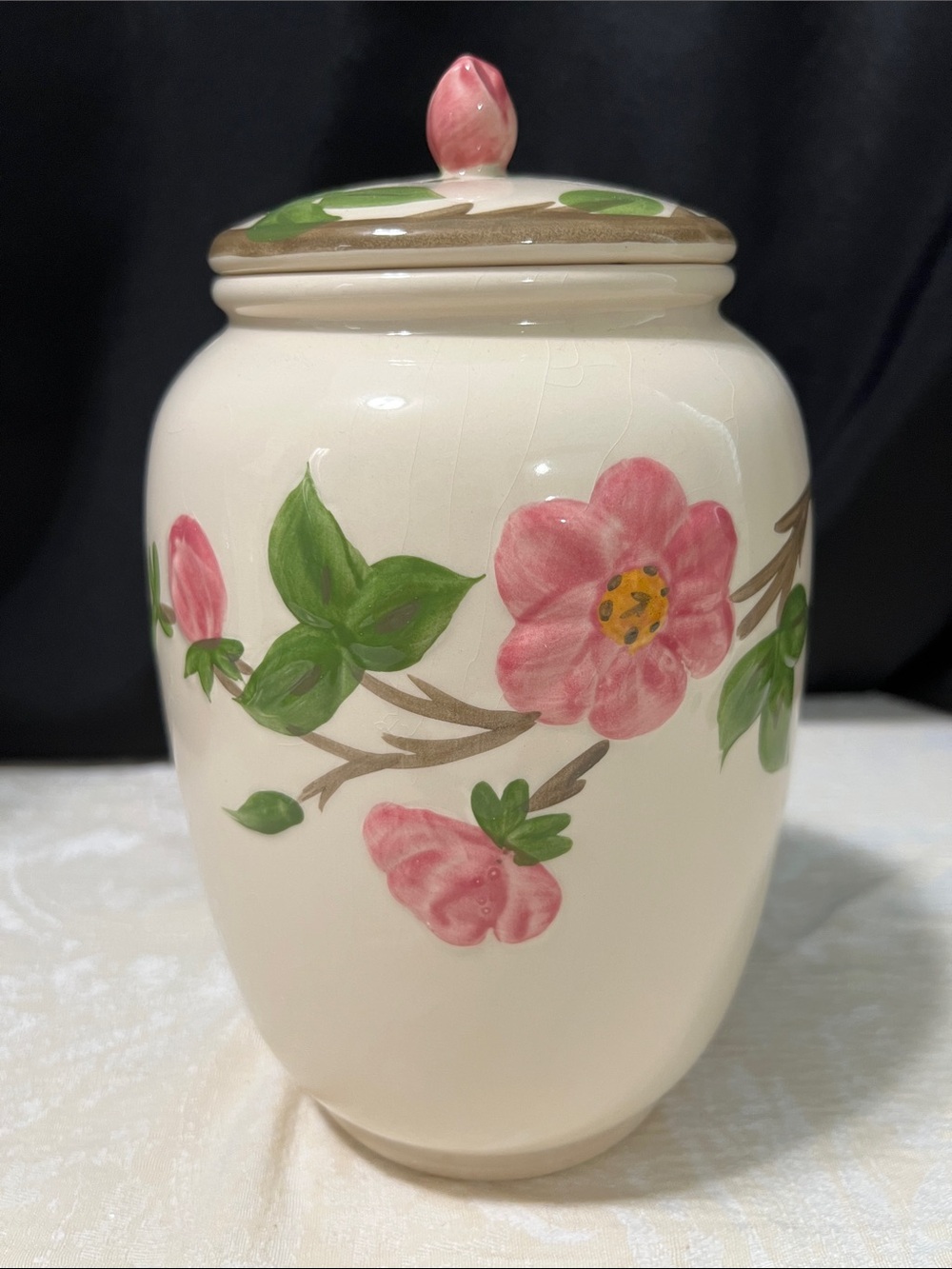 Franciscan Desert Rose Cookie Jar-England